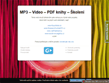 Tablet Screenshot of mp3videoknihy.cz